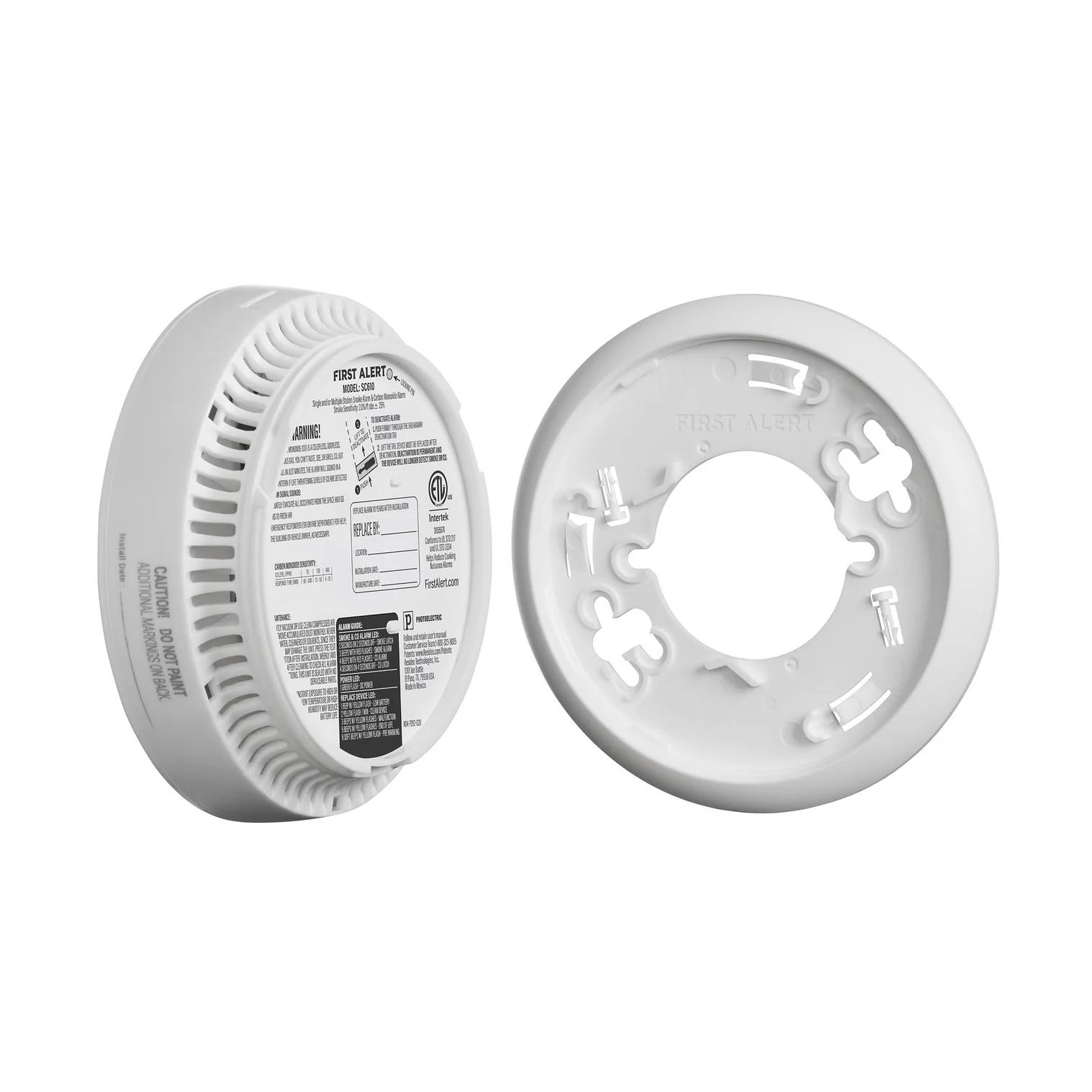 BRK First Alert SC610 10 Year Sealed Battery Smoke & CO Alarm - Image 6